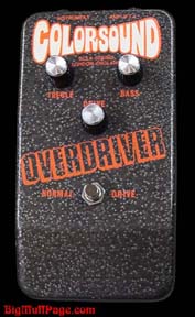 Colorsound Overdriver in wide box